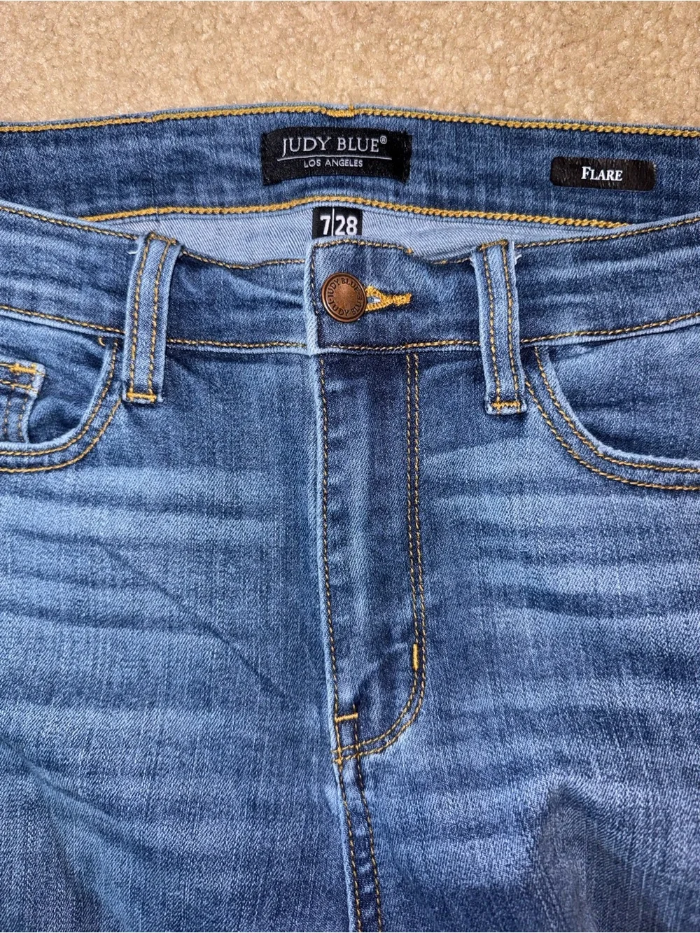 Judy Blue High-Rise Flare Jeans - Picture 3 of 3